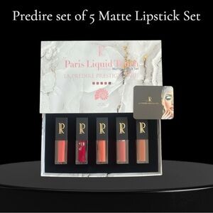 Predire Matte Lipstick Set - 5 Vibrant Shades
